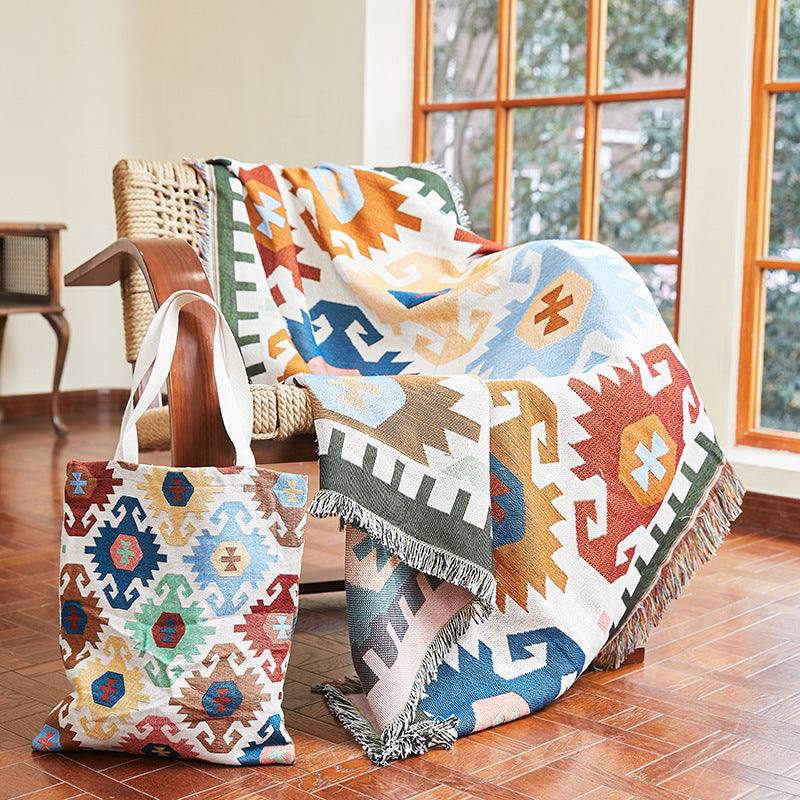 Bohemian Fringed Throw Collection