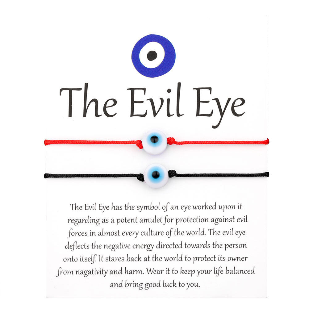 Red Rope Evil Eye Bracelet