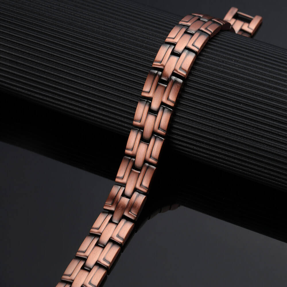 Chunky Link Magnetic Copper Bracelet