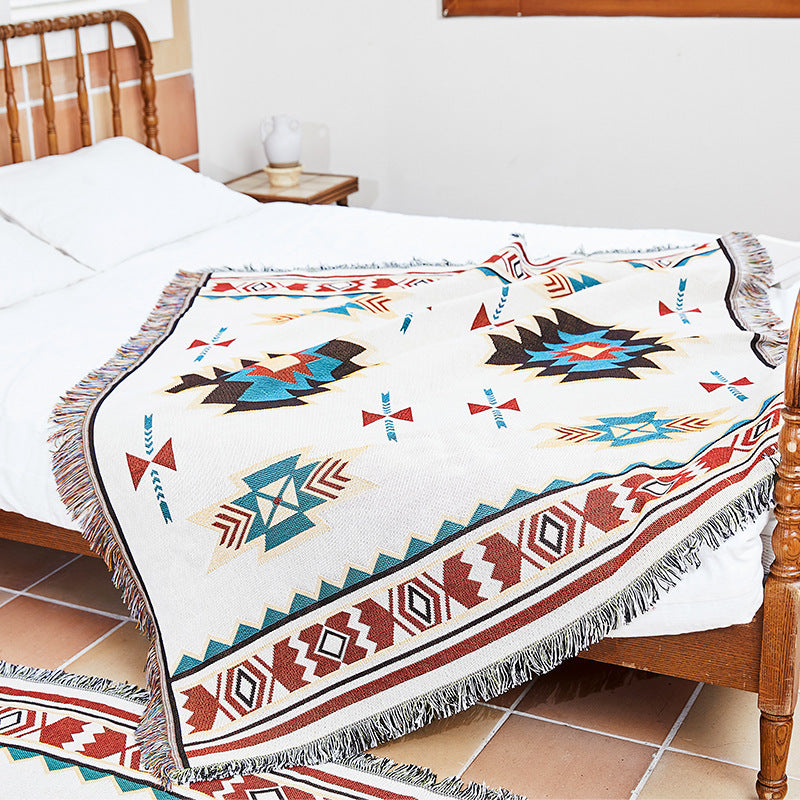Bohemian Fringed Throw Collection