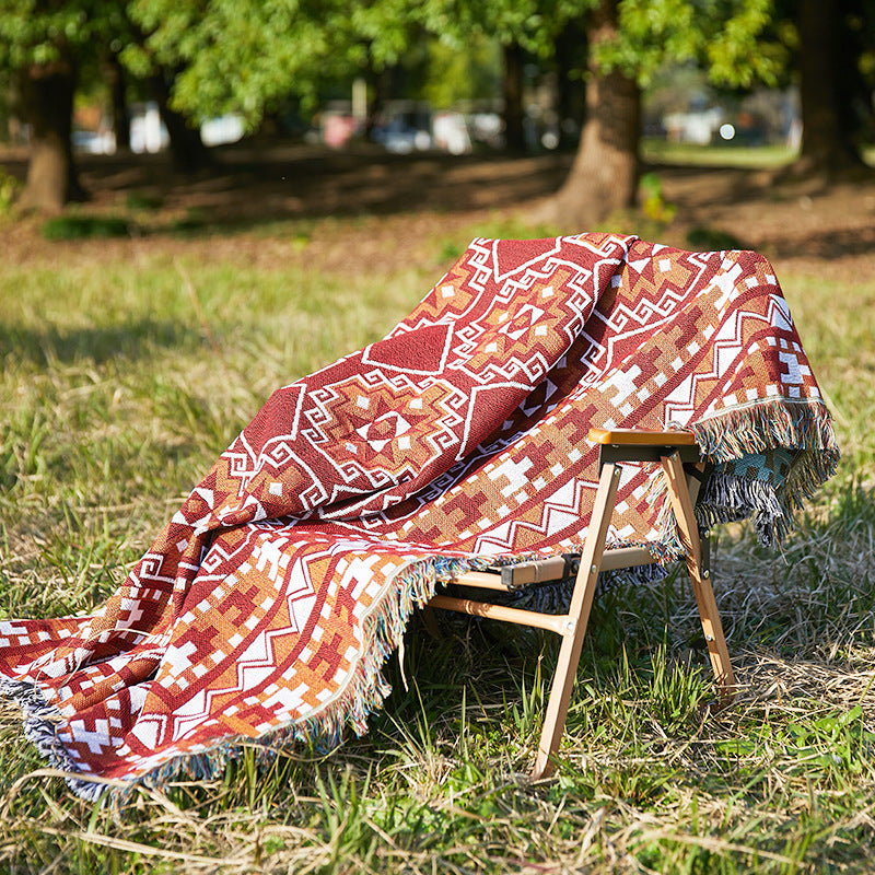 Bohemian Fringed Throw Collection