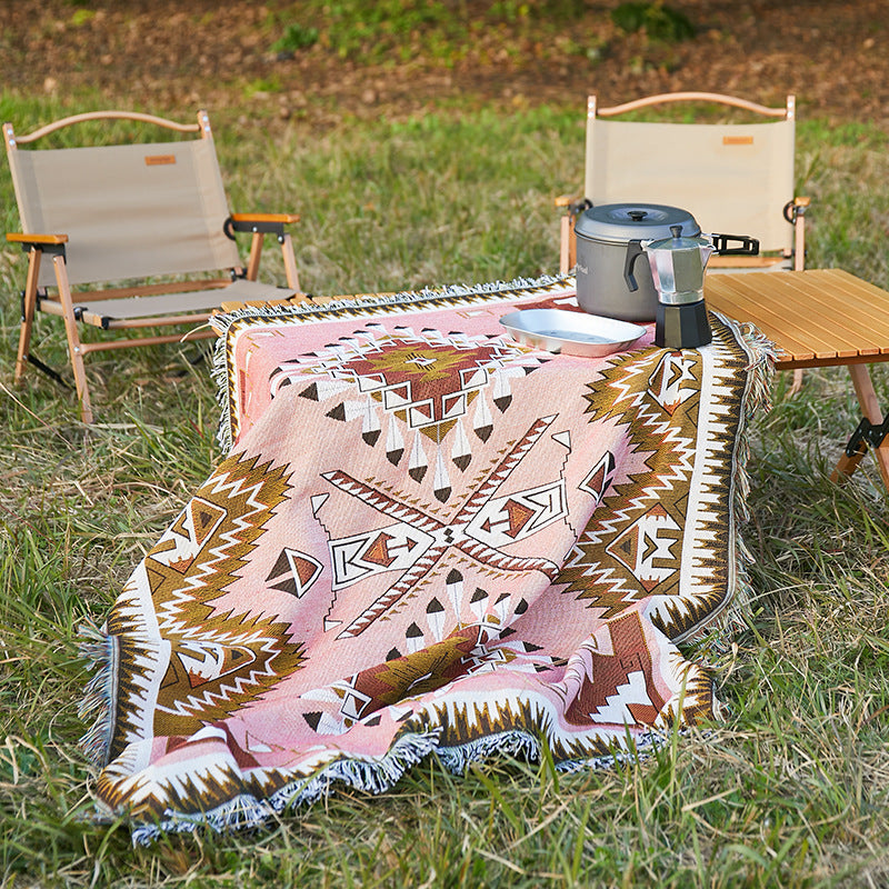 Bohemian Fringed Throw Collection