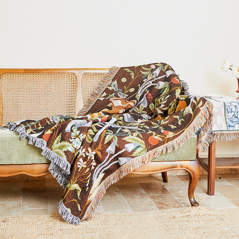 Bohemian Fringed Throw Collection