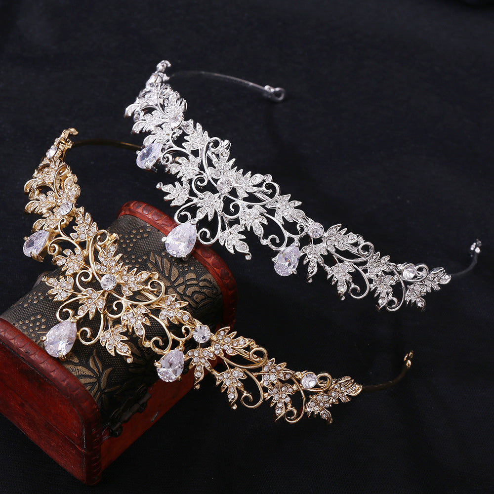 Luxe Cubic Zirconium Wedding Crown