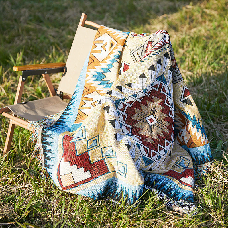 Bohemian Fringed Throw Collection