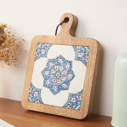 Moroccan Tile Timber Coaster