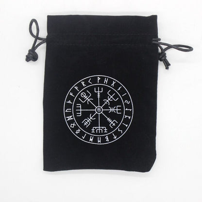 Black Drawstring Tarot Card Storage Bag