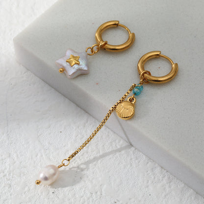 18K Gold Plated Starchild Earrings