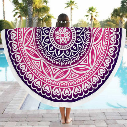 Colourful Round Bath Towel