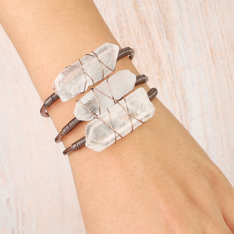 Luxurious White Crystal Bracelet