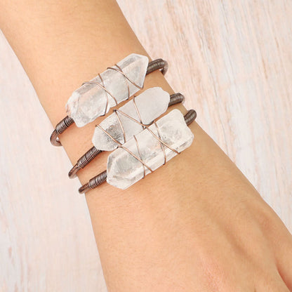 Luxurious White Crystal Bracelet