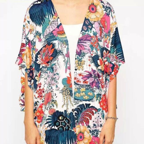 Floral Print Kimono/Cardigan