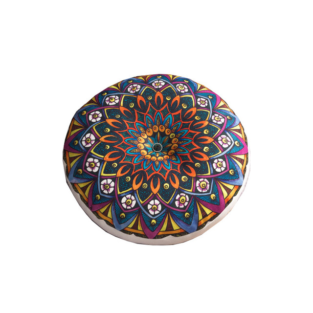 Patterned Floor Cushion/Round Cushion