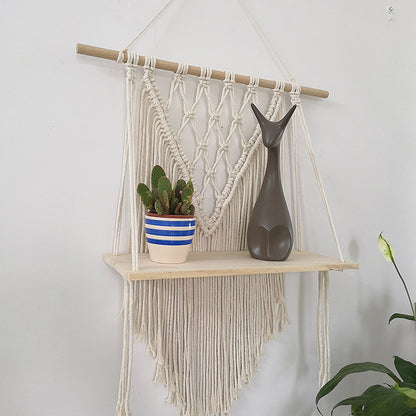 Wall Hanging Tapestry with Shelf