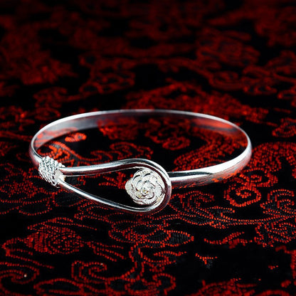 Rose Bling Silver Bracelet