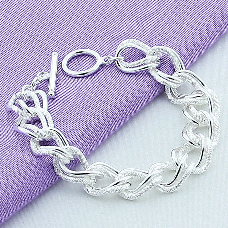 Chunky Silver Chain Bracelet