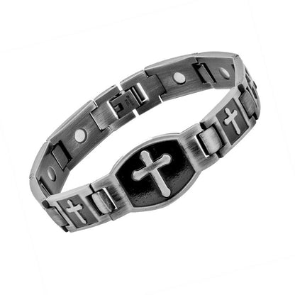 Magnetic Cross Bracelet