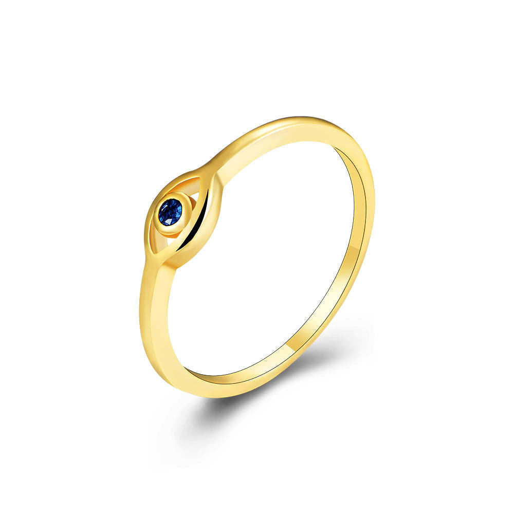 Gold/Silver Evil Eye Ring