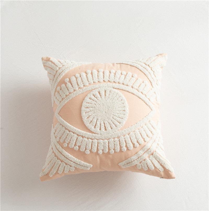 Geometric Embroidered Cushion Cover Collection