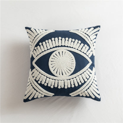 Geometric Embroidered Cushion Cover Collection