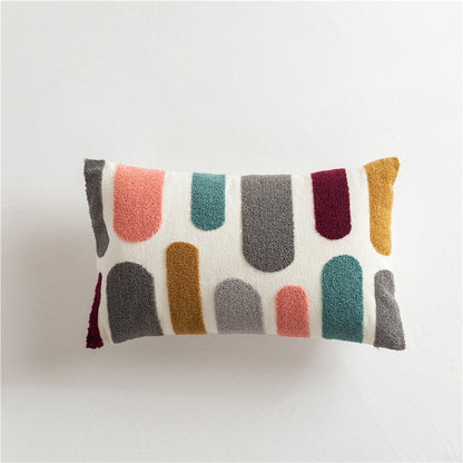 Geometric Embroidered Cushion Cover Collection