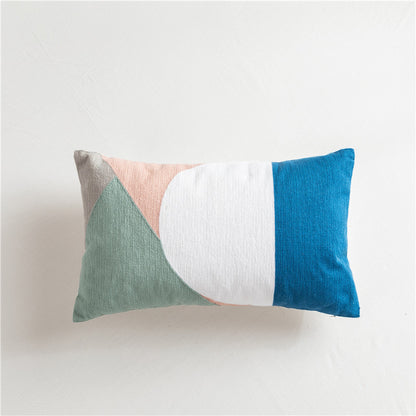 Geometric Embroidered Cushion Cover Collection