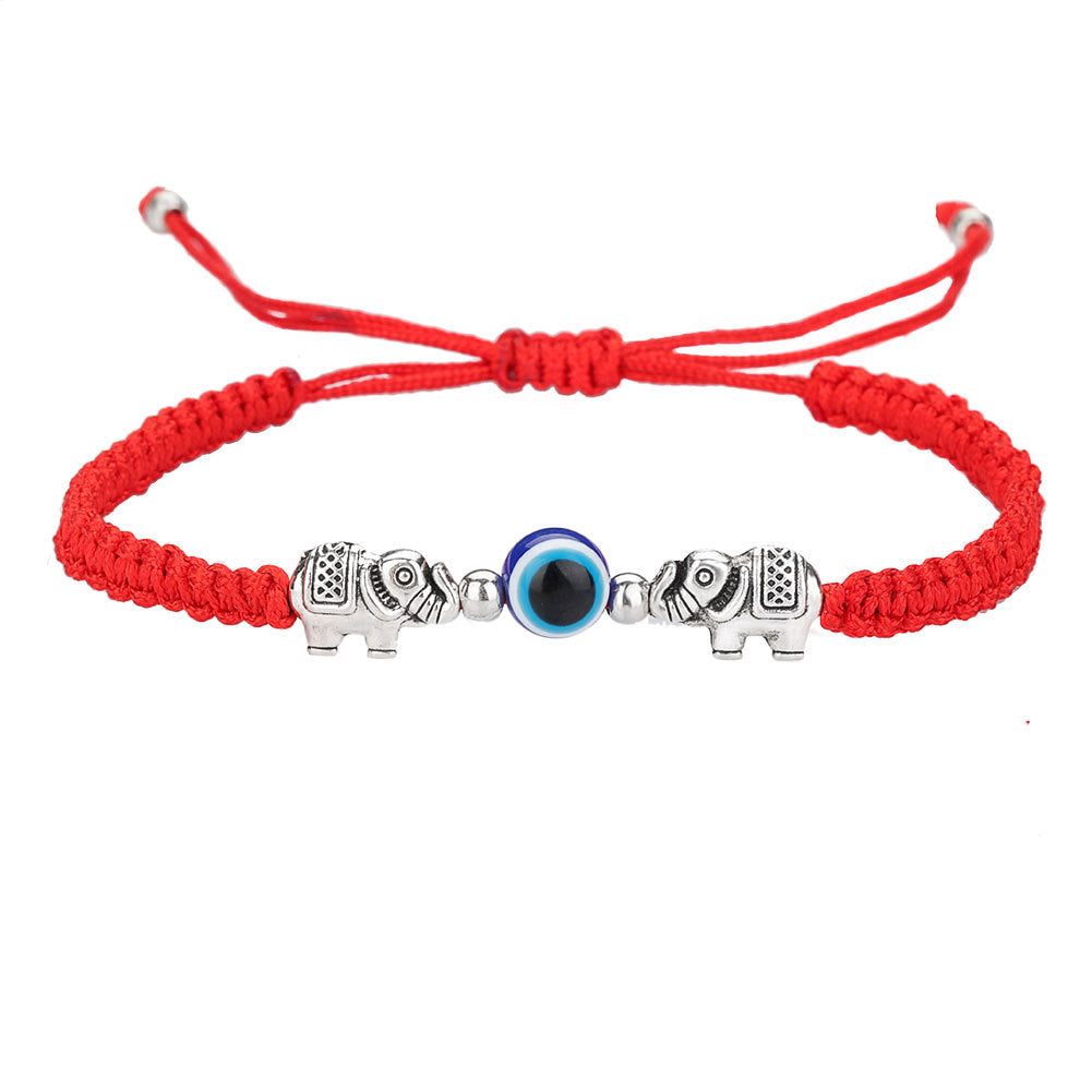 Evil Eye Hand Woven Bracelet