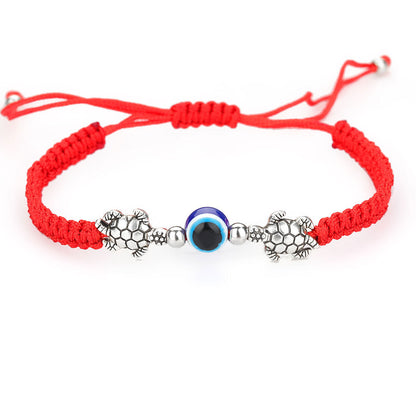 Evil Eye Hand Woven Bracelet