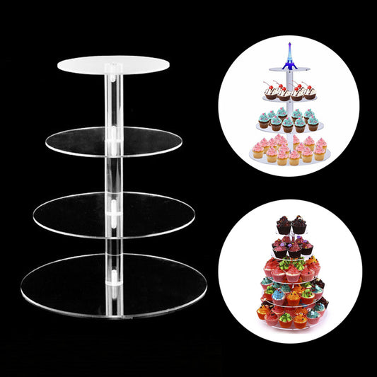 Acrylic Cake Stand (3 Size Options)