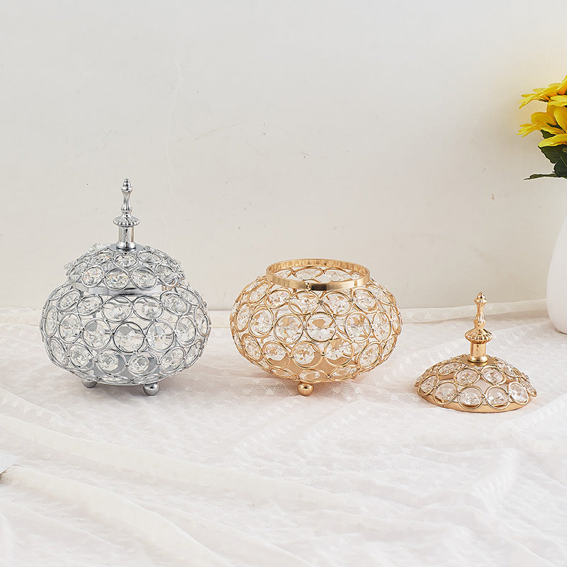 Crystal Tea Light Holder/Tabletop Candle Holders