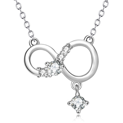 925 Silver Infinity Necklace