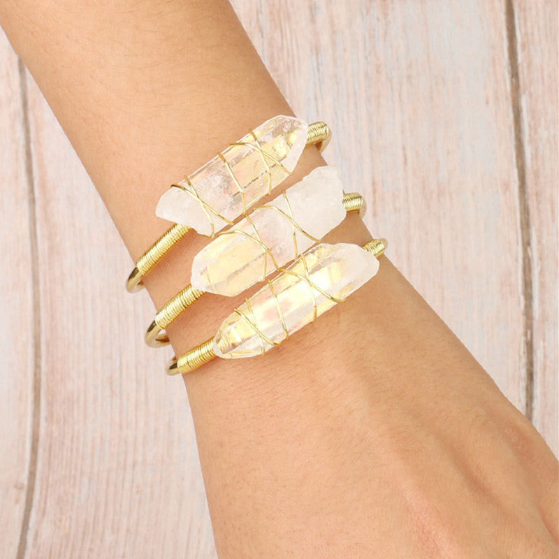 Luxurious White Crystal Bracelet