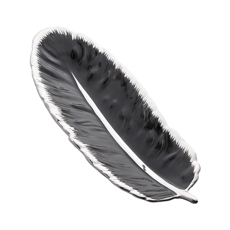 Feather Design Jewellery Tray