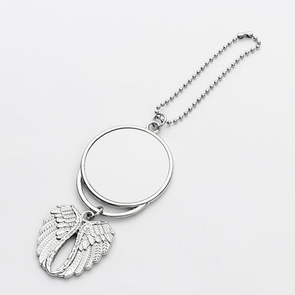 Angel Wing Car Charm with Photo Frame