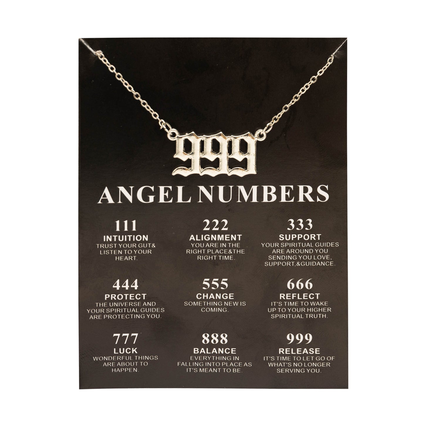 Angel Numbers Necklace