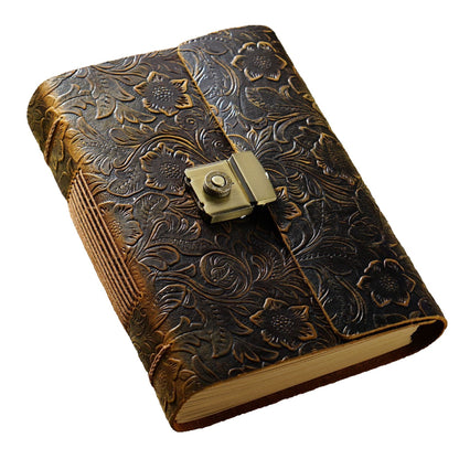 A5 Vintage Style Cowhide Journal