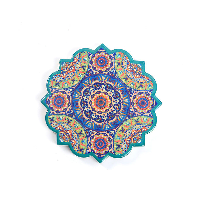 Ceramic Mandala Coaster