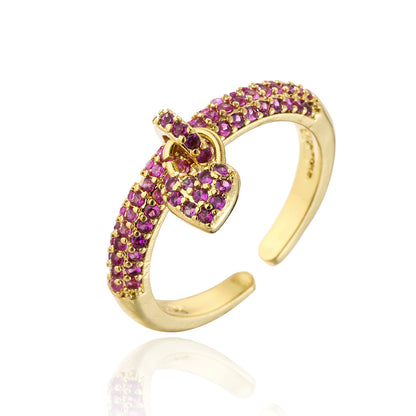 18K Gold Plated Lovers Ring