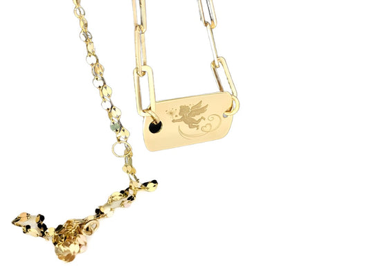 18K Gold Cupid Bracelet