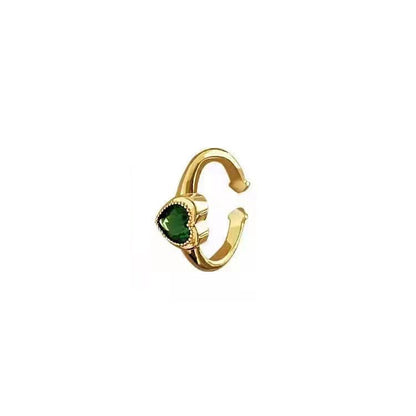 Emerald Zirconium Ring Collection