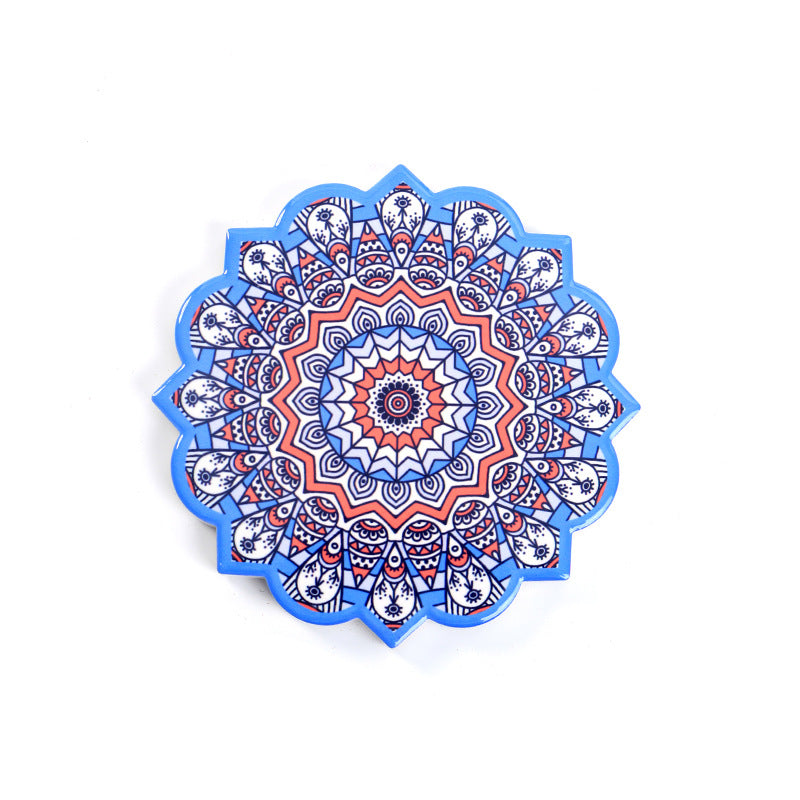 Ceramic Mandala Coaster