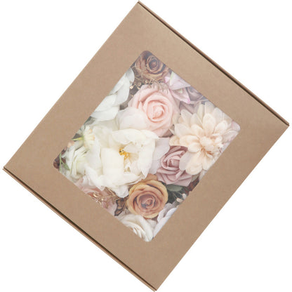 Pink Champagne Faux Flower Box