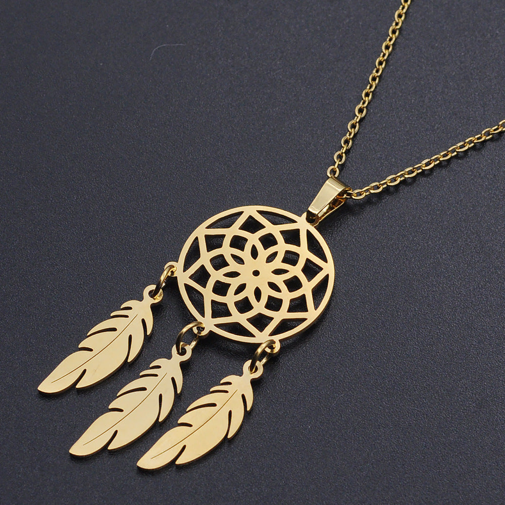 Dream Catcher Charm Necklace