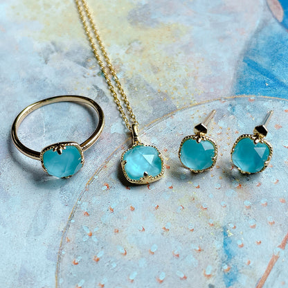 Gold Plated Turquoise Jewellery Collection