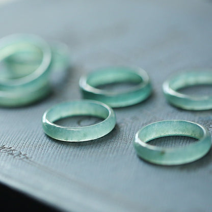 Blue Water Jade Ring