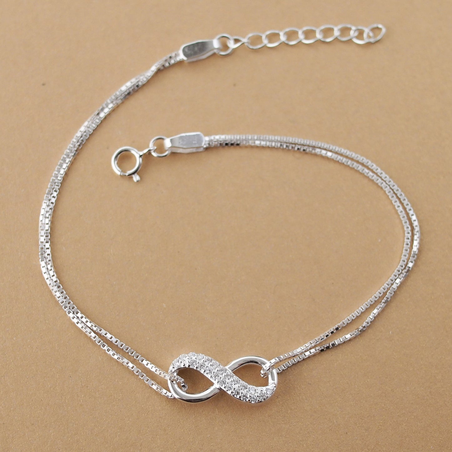 Silver Infinity Bracelet