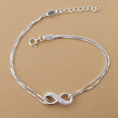 Silver Infinity Bracelet