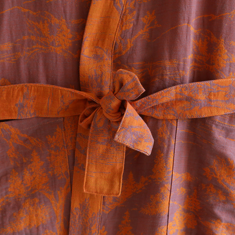 Mountains Cotton Bathrobe/Kimono Collection