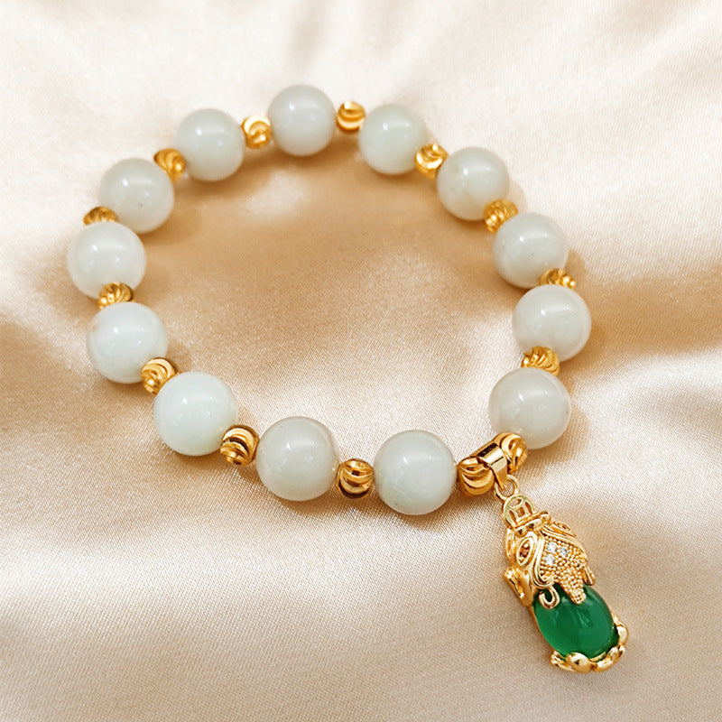 18K Gold Plated Beaded Bracelet