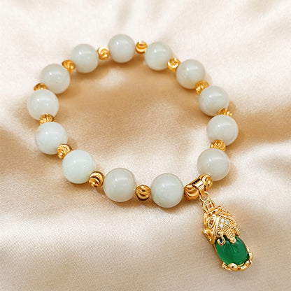 18K Gold Plated Beaded Bracelet